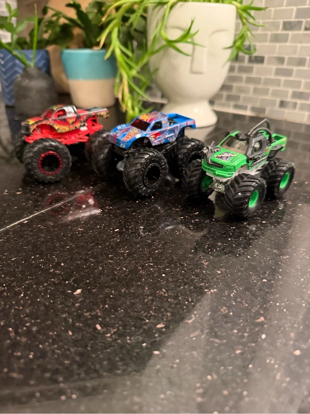 Lot of 3 Hot Wheels Monster Trucks